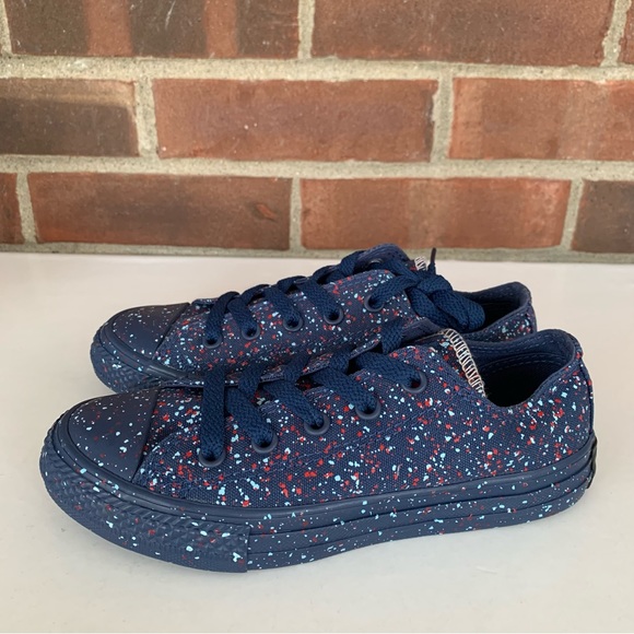 Converse Boys CHUCK TAYLOR LOW TOP Fabric Low Top Sneakers MultiColor US 13 M - Picture 4 of 9